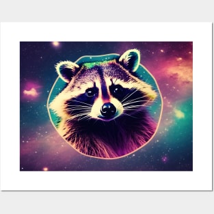 Space Raccoon Posters and Art